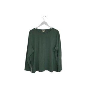 Style & Co Pale Sage Green Long Sleeve T Shirt Plus Size 2X NWT